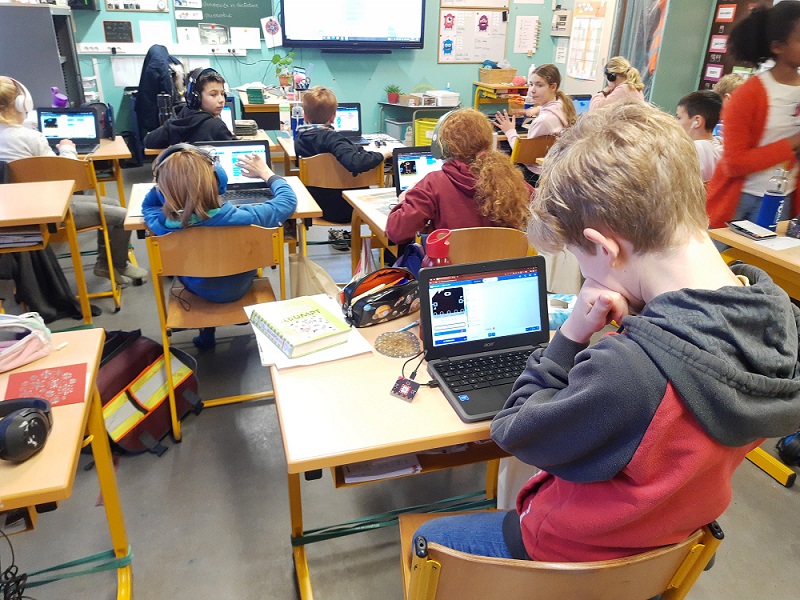 Werken met de Microbit 